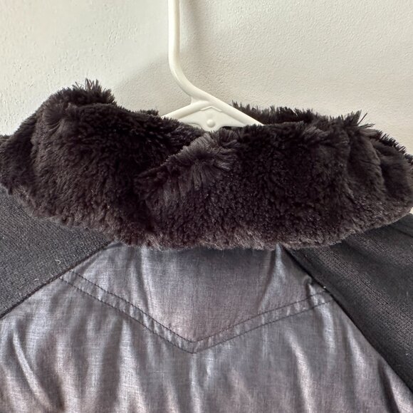 Marmot Down Coat Jacket Womens Insulated 700 Fill Full Zip Fleece Black Puffer L - Picture 5 of 12